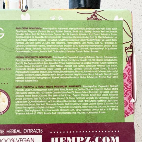 Hempz Sweet Something Gift Set Body Moisturizer Trio Small - Picture 6 of 7